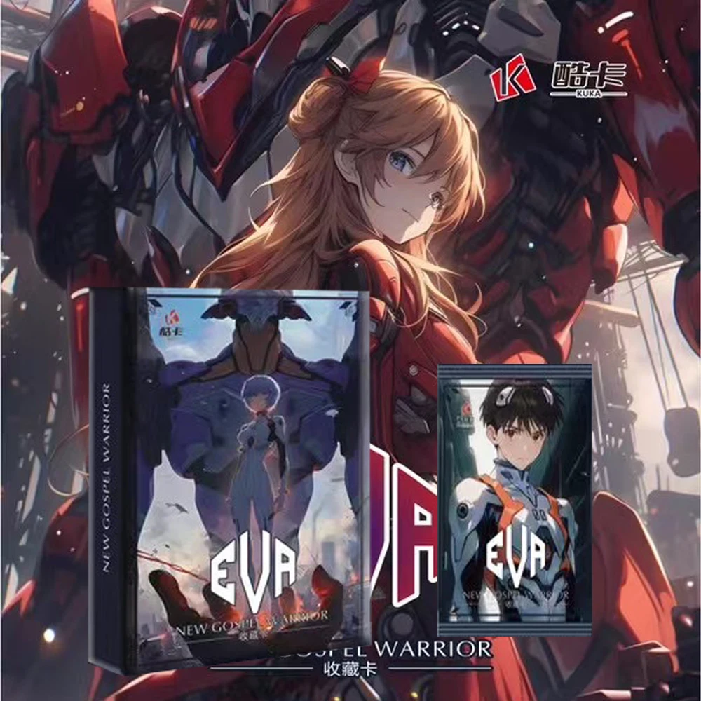 

Wholesale EVA Neon Genesis Evangelion Card Shinji Ikari Rei Asuka Machine Mecha Collection Card Children's Toy Birthday Gift