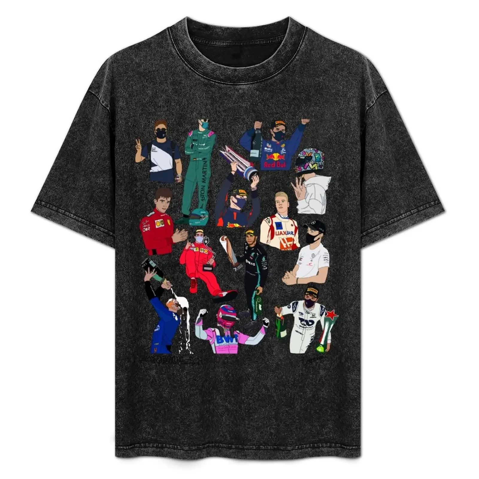 

F1 Driver Collective T-Shirt graphic t shirts for man t shirt man luxury anime tshirt cotton t shirts man 100% T-Shirt