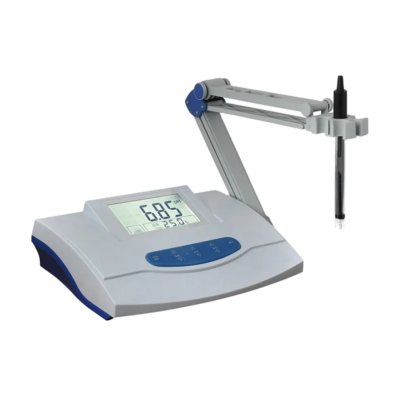 

PHS-2F Laboratory Auto 1-2 Points Calibration Manual Temperature Compensation Digital Display Benchtop PH Meter with LCD Screen