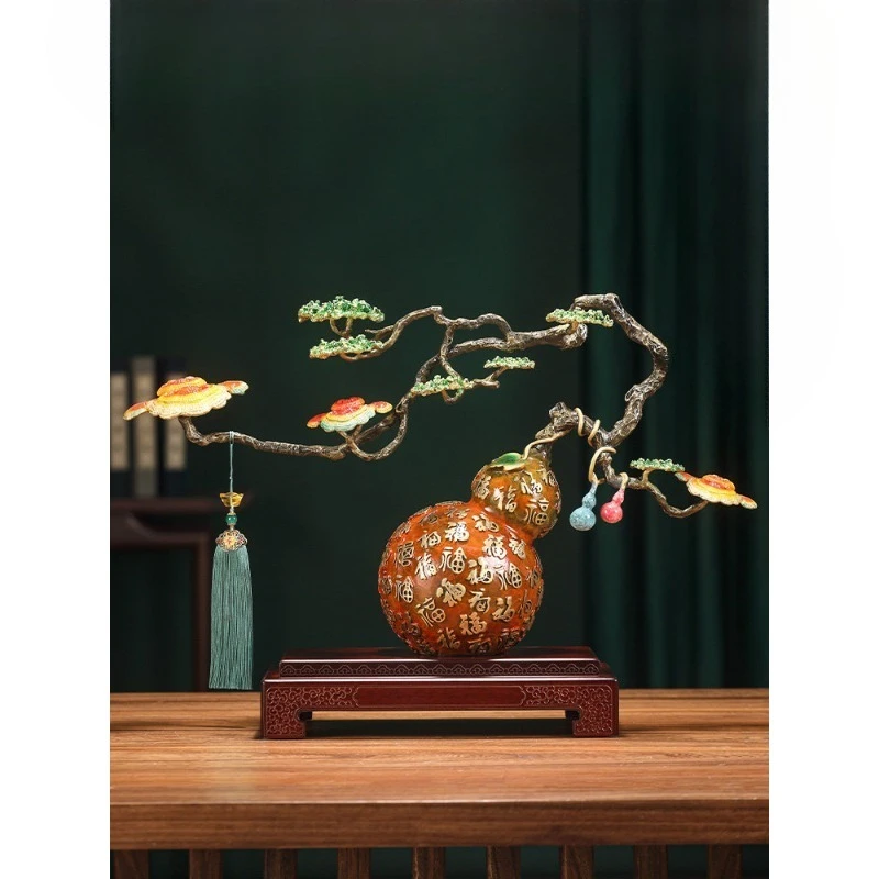 

Brass gourd ornament home living room housewarming new home decoration
