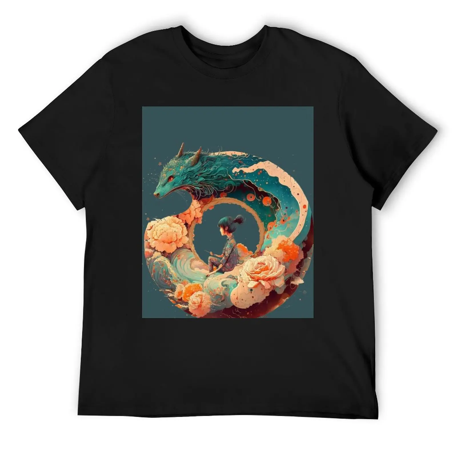

Girl Paint A Fantasy Creature T-Shirt basketball graphic tees hippie clothes custom t-shirts designer shirts tshirts for men