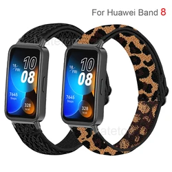 Elastic Nylon Watch Band para Homens e Mulheres, Bracelet Strap, Loop, Substituição, Esportes, Huawei Band 9, Huawei Band 8, Huawei Band 9, Novo