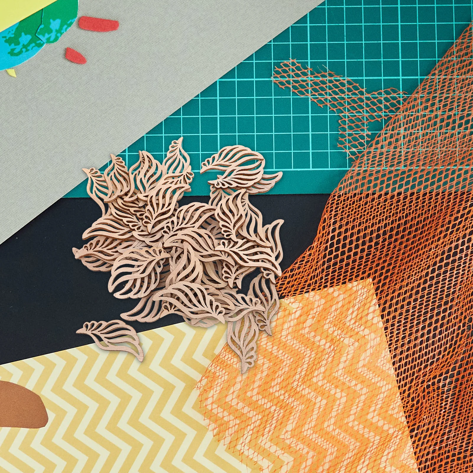 

50Pcs Angel Wings Wooden Cutouts Natural Wood Unfinished DIY Ornaments Crafts Christmas Wedding Tree Decorations Farmhouse Decor