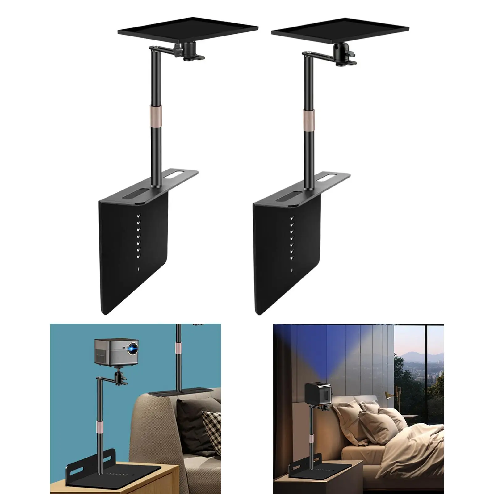 

Projector Stand Black Metal Projector Mount Base for Stage Studio Office