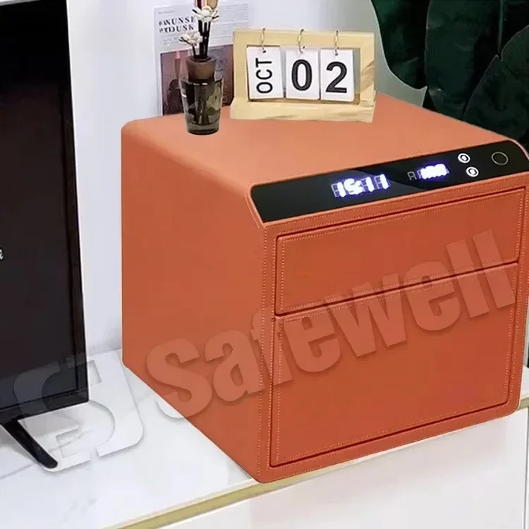 SWJW-08 Big Double Multi Function Luxury App ปลดล็อคตู้เซฟเครื่องประดับที่ซ่อนอยู่พร้อมระบบล็อคอิเล็กทรอนิกส์