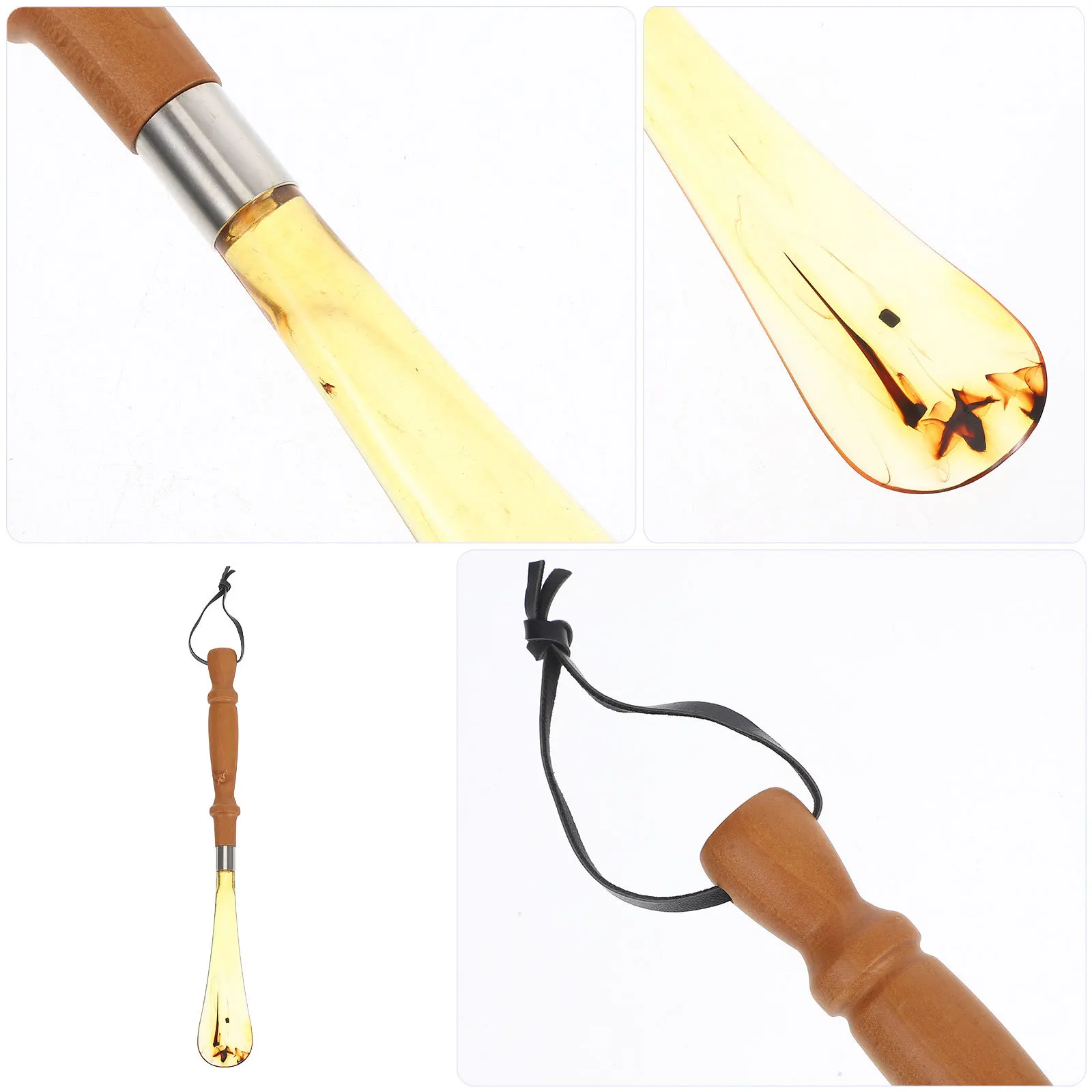 ที่สวมรองเท้าไม้ด้ามยาวสำหรับผู้สูงอายุ พกพาสะดวก ใช้งานง่าย ไม่ต้องงอ สำหรับผู้ชาย ผู้หญิง ผู้สูงวัย และสตรีมีครรภ์