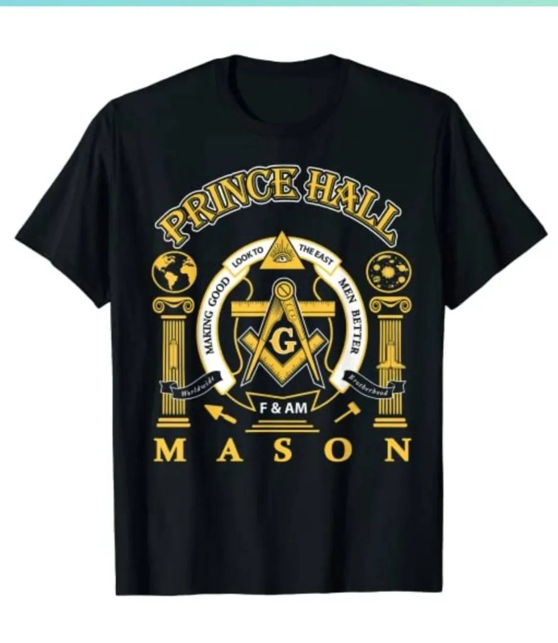 

Freemason Prince Hall Mason T-Shirt 100% Cotton O-Neck Summer Short Sleeve Casual Mens T-shirt