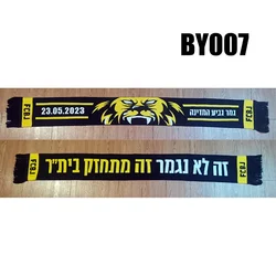 Beitar 145*18 cm Size FCBJ Beitar Scarf for Fans Double-faced Knitted BY007