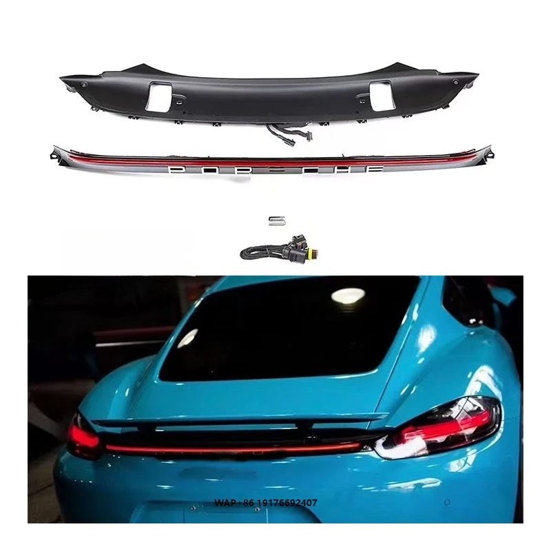 

ForPorsche 718 982 Cayman & Boxster 2016-2024 LED Tail Lights Streamer Running Light Stop Light