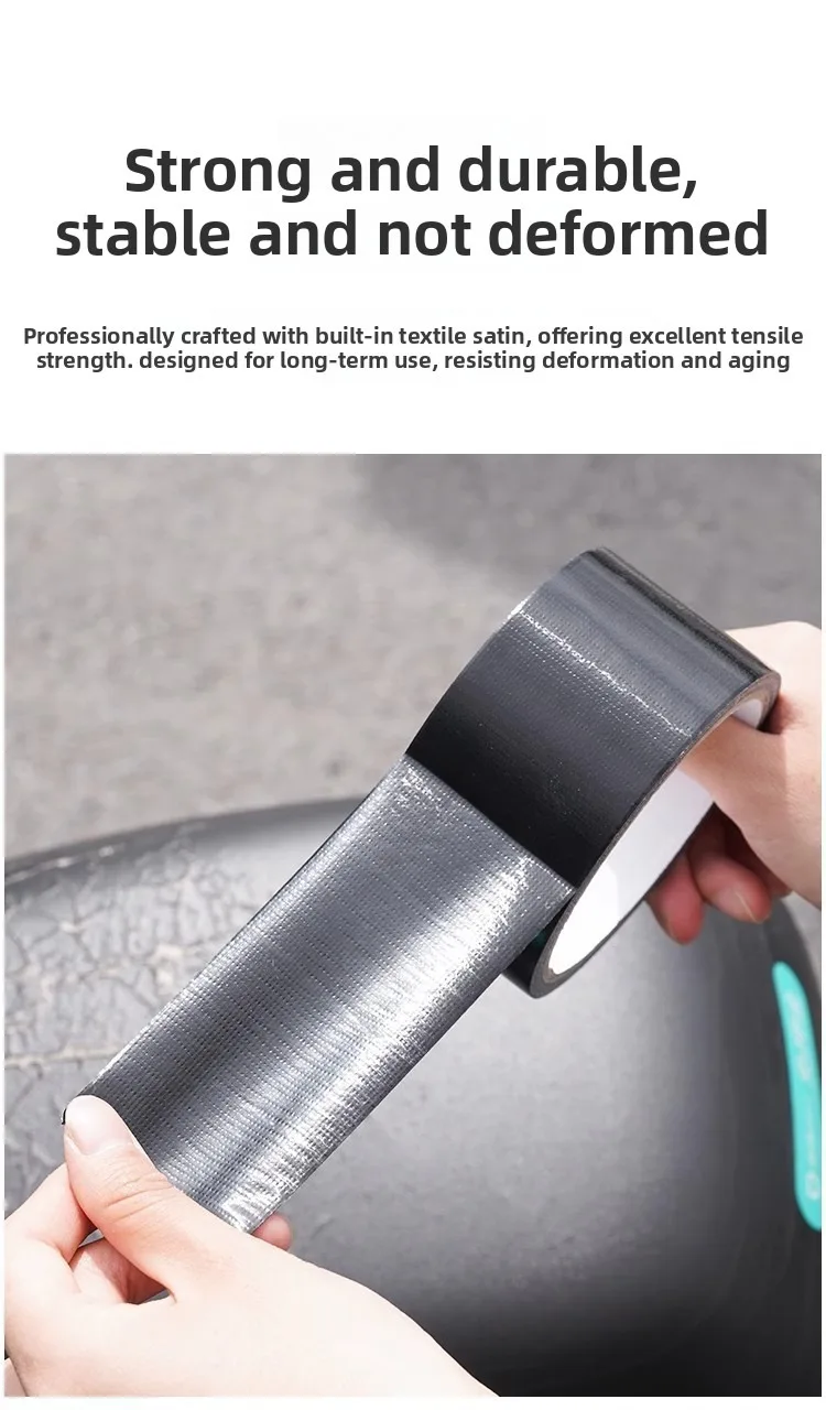Schwarzes Reparaturband, Hochhaftendes Elektrisches Autositzauskleidungsband, Lederstuhl, Sofa-Reparaturband, Lochreparaturband – Detail 5