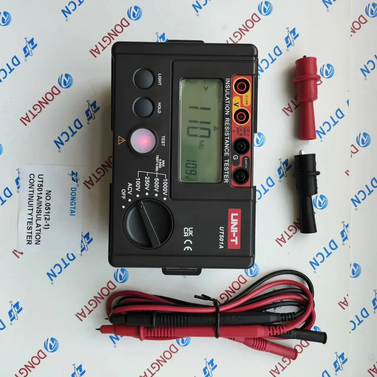 NO.051(2-1) UT501A/CONINUITTESTER DE INSULACIÓN