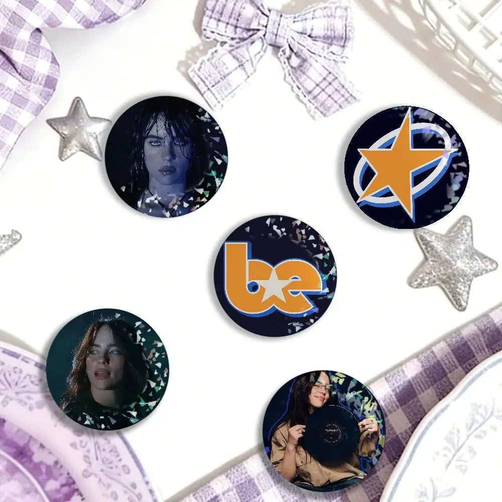 Pins de Solapa con Diseño de Billie Eilish, para Mochilas, Maletines, Ropa y Regalos