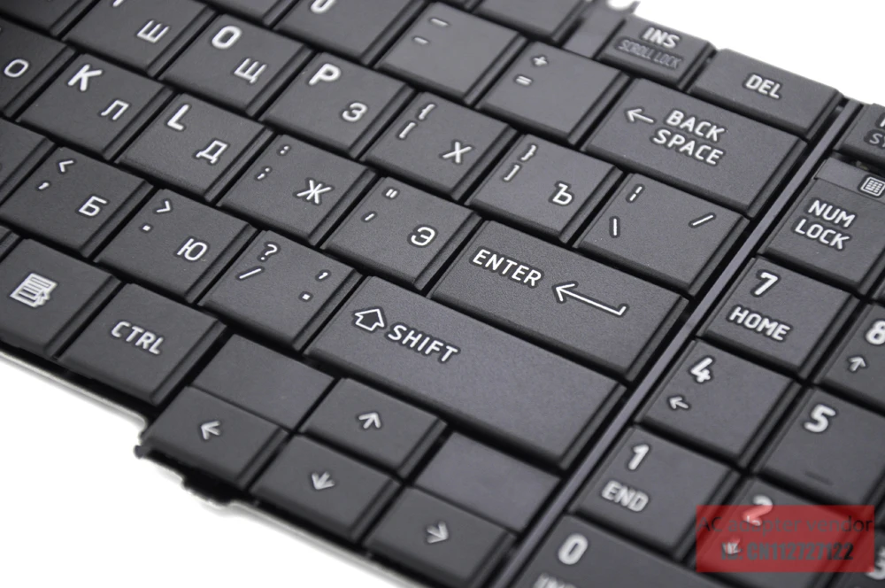 New Replacement FOR TOSHIBA Satellite L755 L755D RU Russian black keyboard