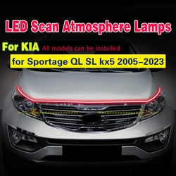 Fog Lamp Car LED Scan Starting Daytime Running Light for KIA Sportage QL SL KX5 Eco Dynamic 2005-2023 Waterproof Lamps DRL 12V