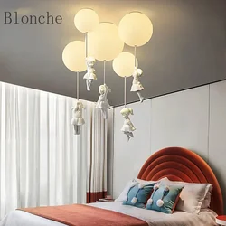 Plafoniera moderna a palloncino plafoniera creativa per camera dei bambini ragazzi e ragazze lampada nordica per la decorazione della camera da letto del soggiorno