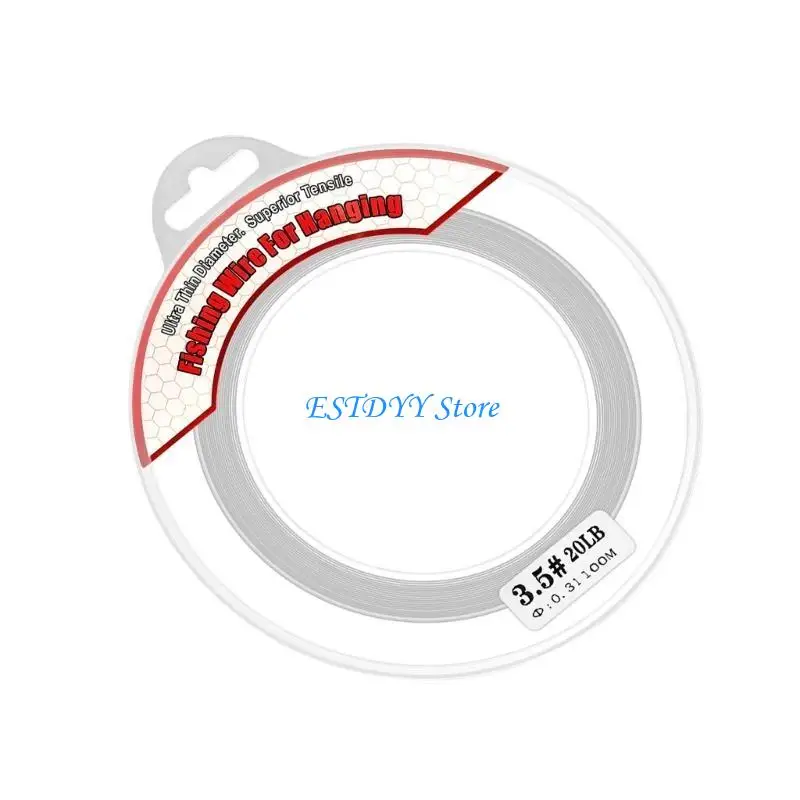 G6DE 100 متر خيط صنارة الصيد سلك صيد حيدة واضح خيط صنارة الصيد من النايلون غير مرئية الديكور الموضوع لتعليق زخرفة