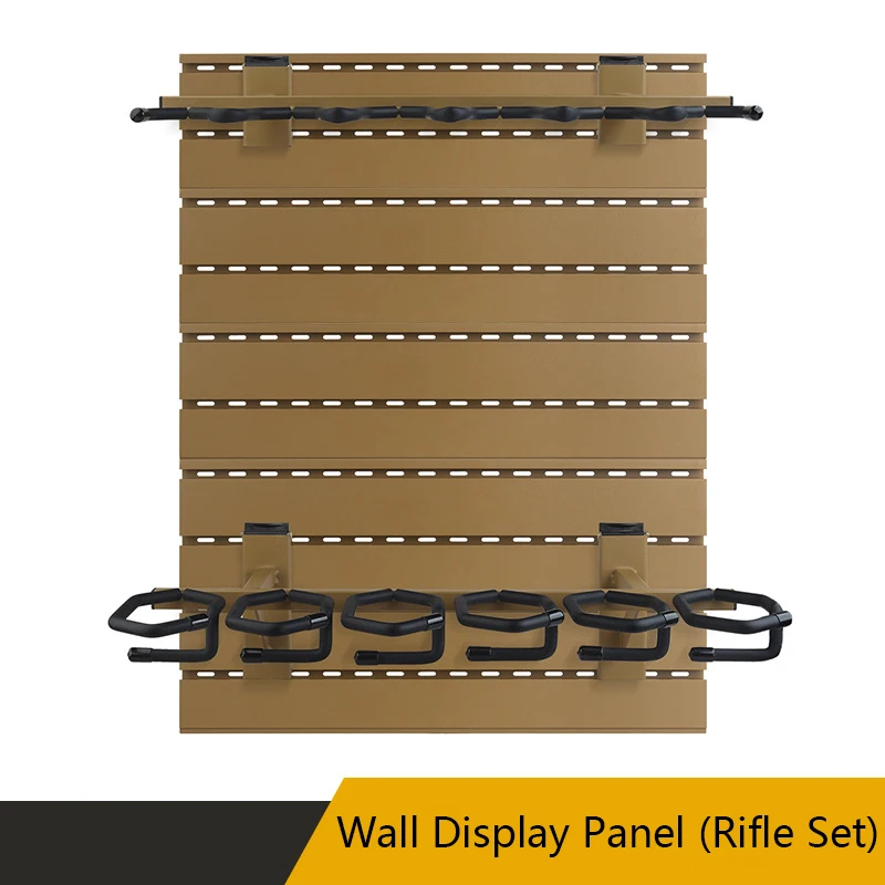 

Wall Display Panel (Rifle Set), High Strength Alloy Material, Free Adjustment, Equipped with Bracket Protective Rubber Sleeve