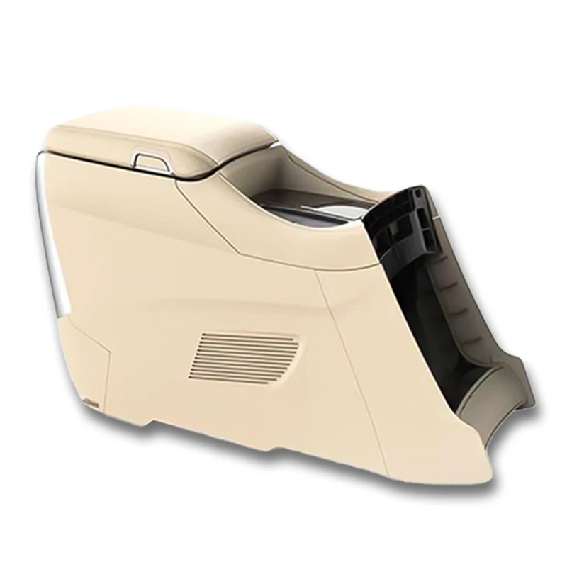 Center Console Armrest Box for 2009-2014 Alphard, Built-in Wireless Charging, Plug-and-play Installation