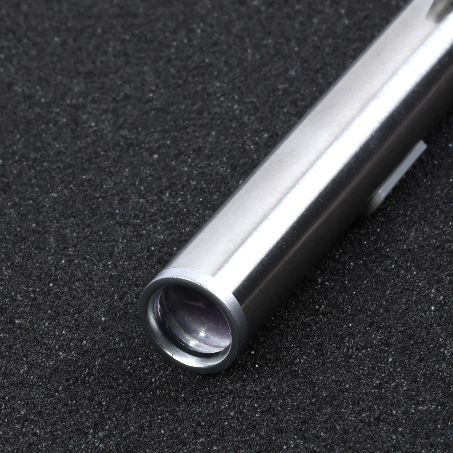 Camping Flashlight LED Lamp Light Silver Stainless Steel 13*1.3*1.3 cm Mini Pen Rechargeable Hot Sale Portable