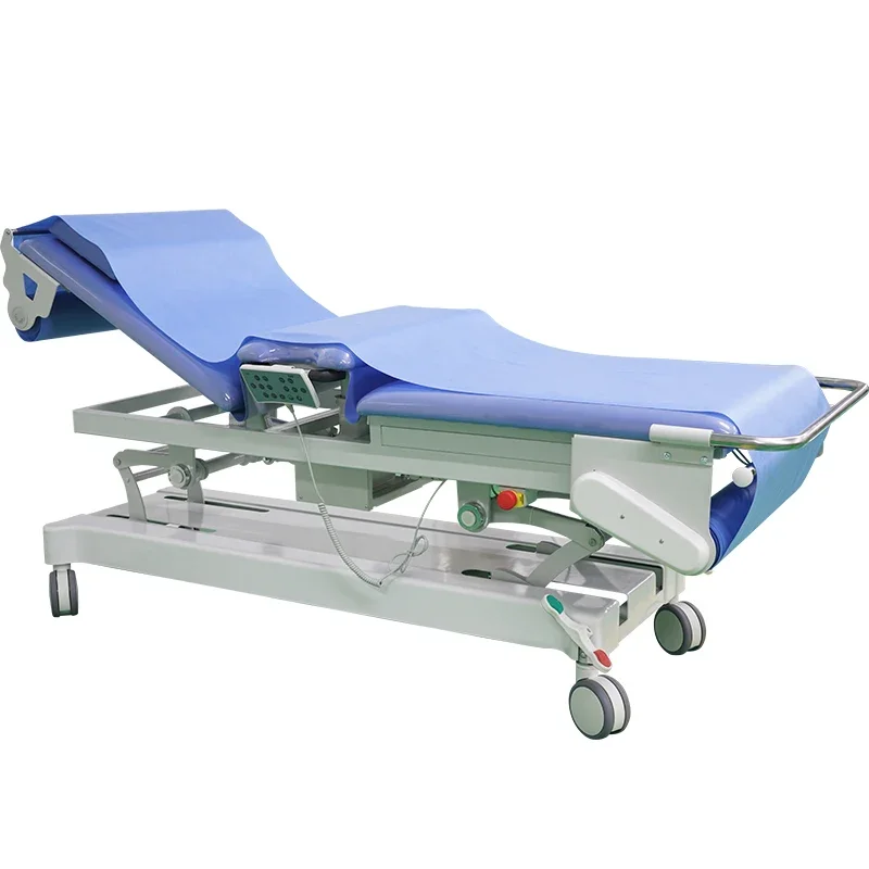 Electric Multifunctional Ultrasound Examination Table Automatic Paper Change Function Hip Adjustment Examination Couch Table