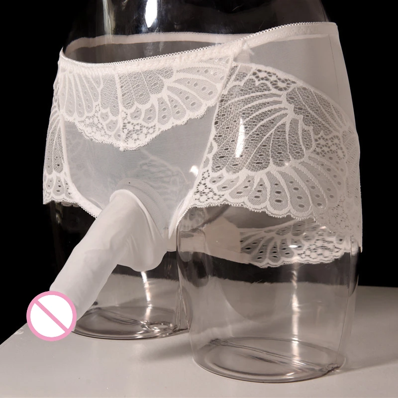Men's Lace Underwear Ultra-Thin Transparent Large Size See-Through Panties Low Waist Underpants Crossdressing Sissy Lingerie image 6