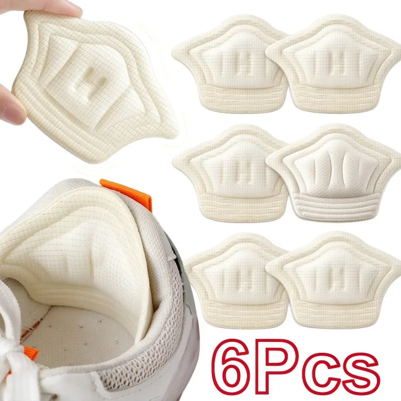 2/4/6pcs Heel Insoles for Shoes Patch Heel Pads for Sport Shoes Adjustable Size Feet Pad Insole Shoe Heel Protector