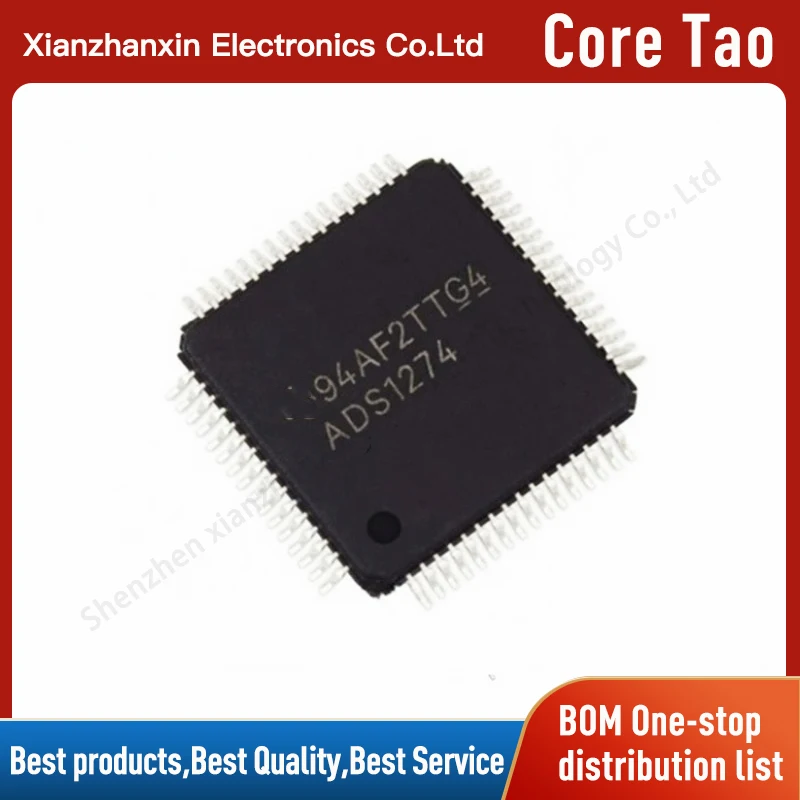 1pcs/lot ADS1274IPAPR ADS1274 HTQFP64 Adc chip in stock