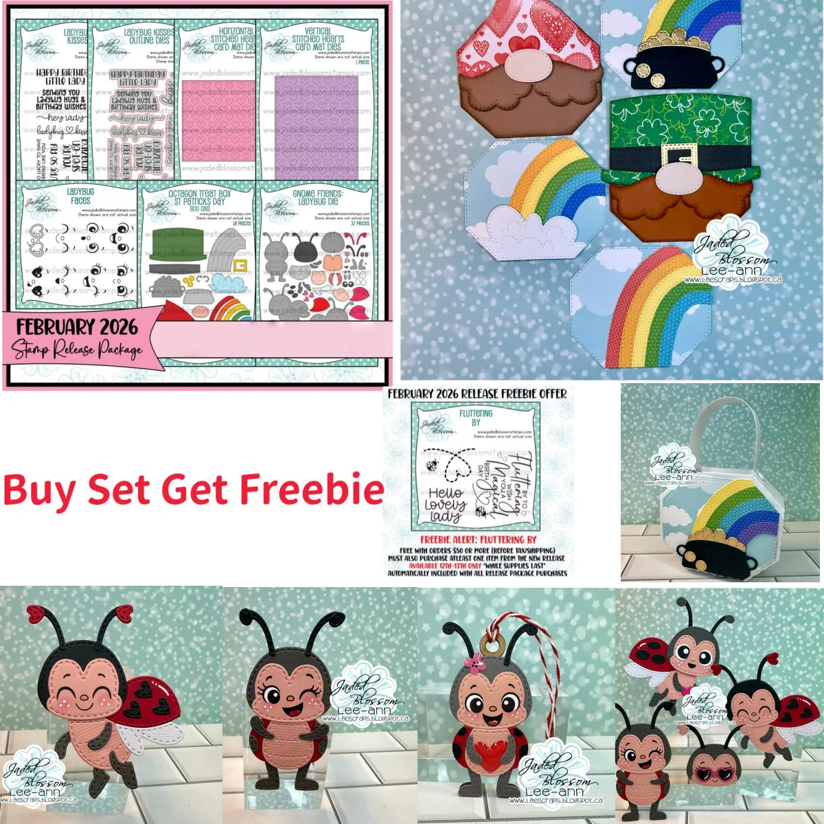 

Gnome Octagon Treat Box Ladybug Vertical Stitched Hearts Metal Cutting Dies Clear Stamp Stencil For DIY Scrapbook Gift Card 2026