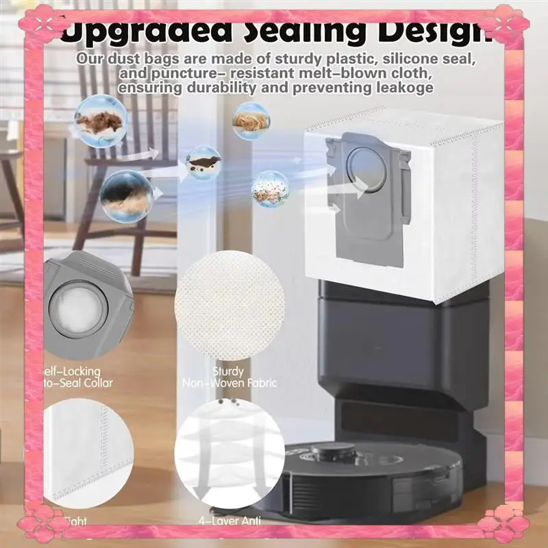 تسليم 24 ساعة فرشاة جانبية فرشاة رئيسية فلتر Hepa ممسحة كيس لجميع الغبار استبدال الملحقات ل Roborock Q8 Max Q8 Max + Q5 Pro Q5 Pr