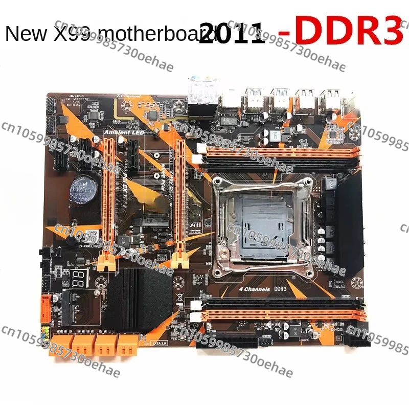 New X99 Computer Motherboard 2011-V3 Pin Ddr3 Memory Support V3cpu Super X79 E5-2680V2