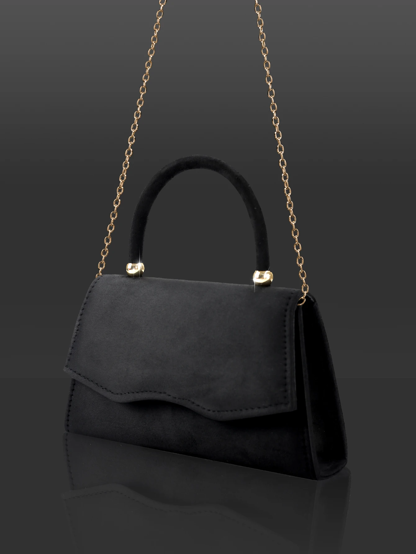 حقيبة يد نسائية أنيقة وفاخرة للولائم من القطيفة، حقيبة سهرة أنيقة وأنيقة للحفلات النسائية مع سلسلة معدنية متلألئة وحقيبة بطاقات مخفية وحقيبة يد رائعة للحفلات الراقصة، مناسبة للحفلات الراقصة، مناسبة للفتيات، مناسبة لحفلات العشاء، وحقيبة كتف الياقة البيضاء