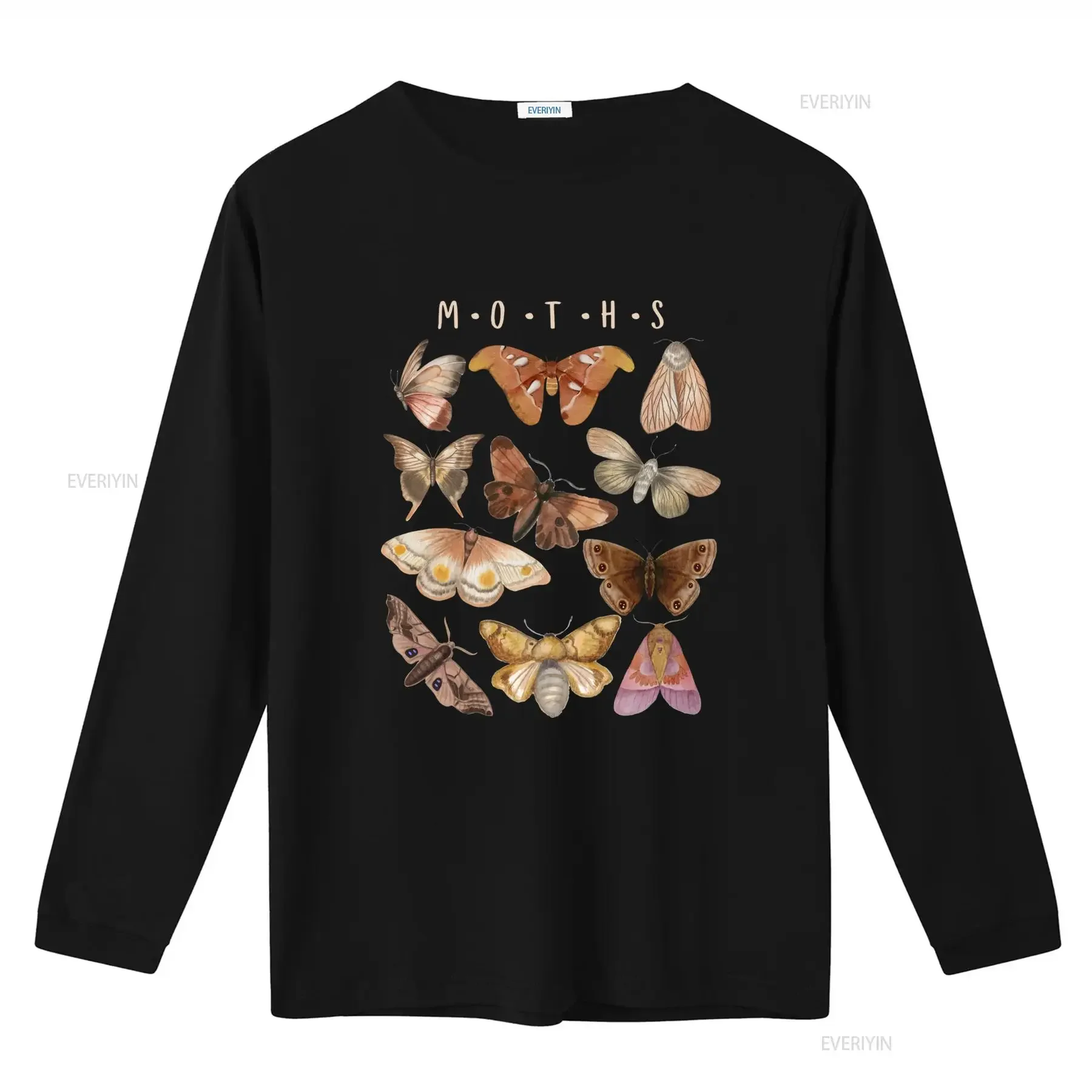 Theforestfae Moth T Shirt Lunar Luna Emperor Rosy Maple Atlas Cottagecore Moths Print vintage Washed Stylish designer clothes - Detail 1