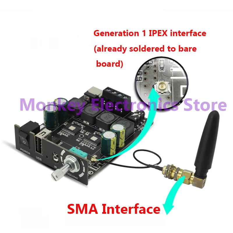 Wireless Digital Amplifier Board 100W*2 Stereo Module HIFI Class TPA3116 with Remote Control Y100H