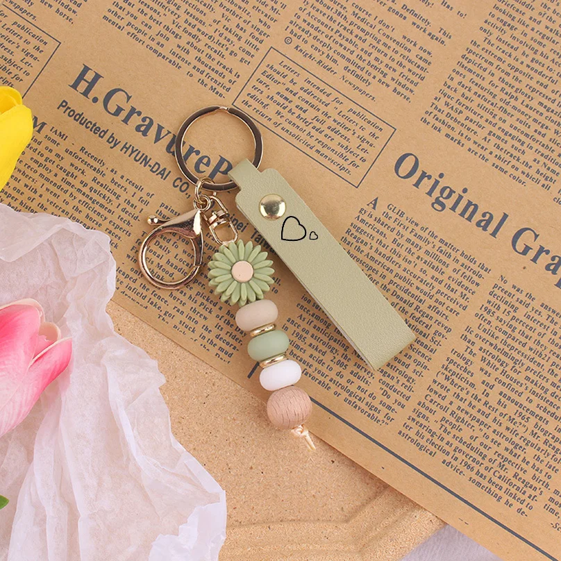 Aangepaste naam sleutelhanger gepersonaliseerde tekst sleutelhanger PU leer cadeau voor mannen vrouwen hanger aangepaste laser gegraveerde naam sleutelhanger