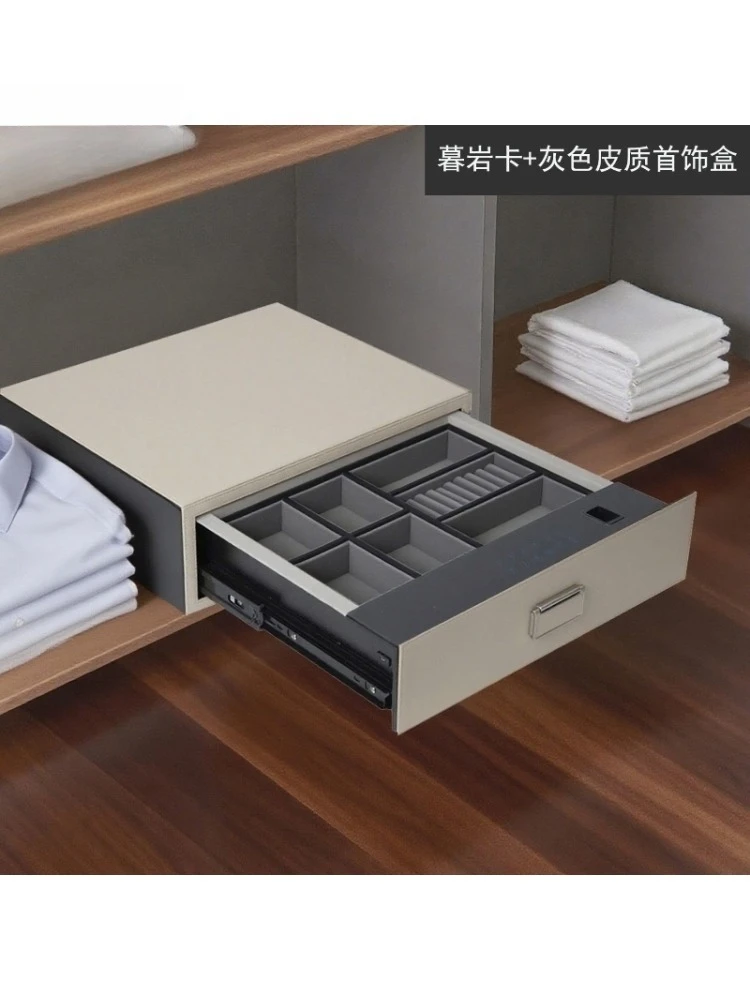 

Умный ящик для драгоценностей с паролем и отпечатками пальцев, безопасная шкатулка для драгоценностей для домашнего офиса