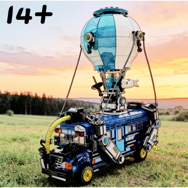 

2026 New 954pcs Battle Mode Bus Building Blocks Bricks Set Moc Educational Toys For Children Christmas Birthday Gifts