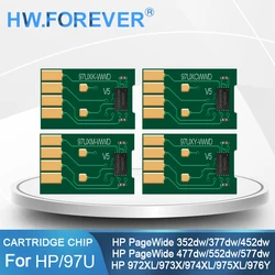 HW For HP 972 973 Auto Reset Chip PageWide Pro 352dw 452dn 452dw 377dw 477dn 477dw  552dw 577dw 577z Printer Ink cartridge Chip