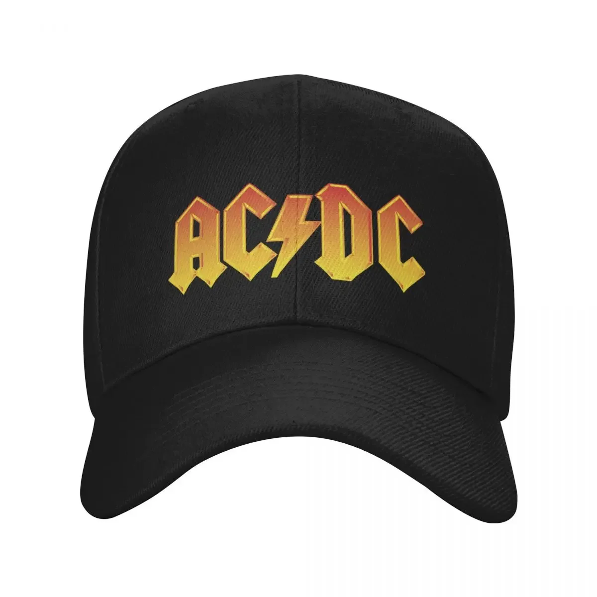 Band-AC-DC Mode Baseball Männer Polyester Hüte verstellbarer Hut Universal Casual Cap Truck Fahrer Hut