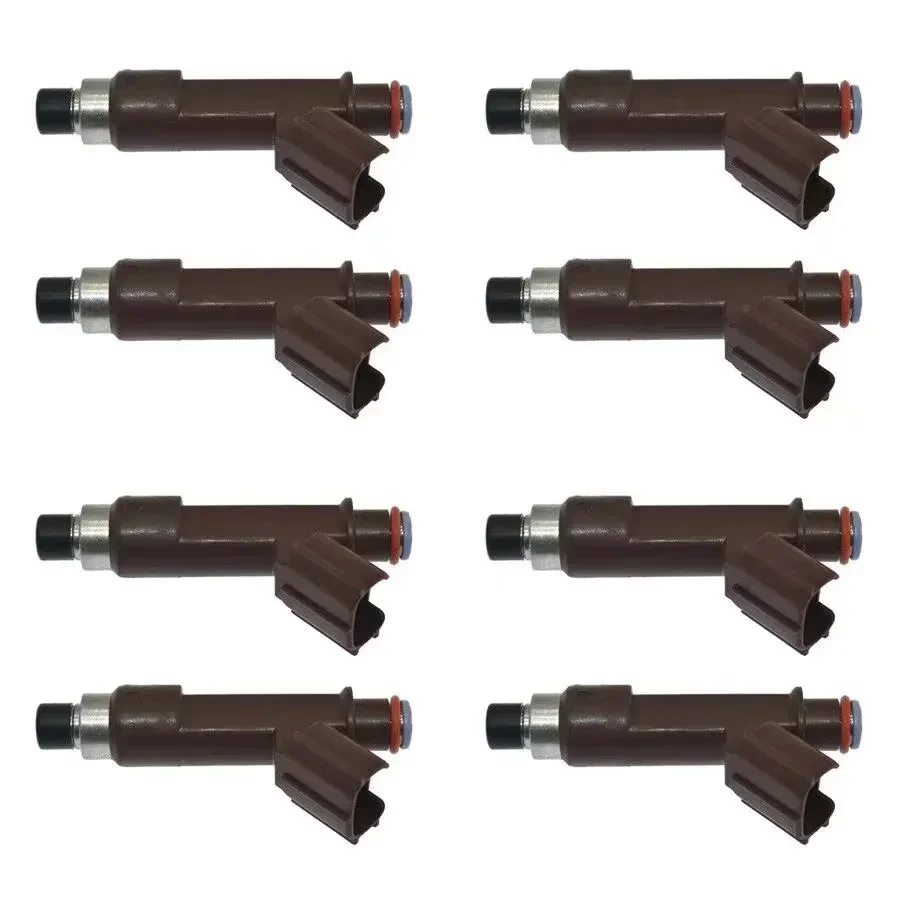 

23250-50080 Fuel Injector Suitable for 2005-2009 Toyota Land Cruiser Red Shirt Tantu Lexus LX470 GX470 4.7L 2UR