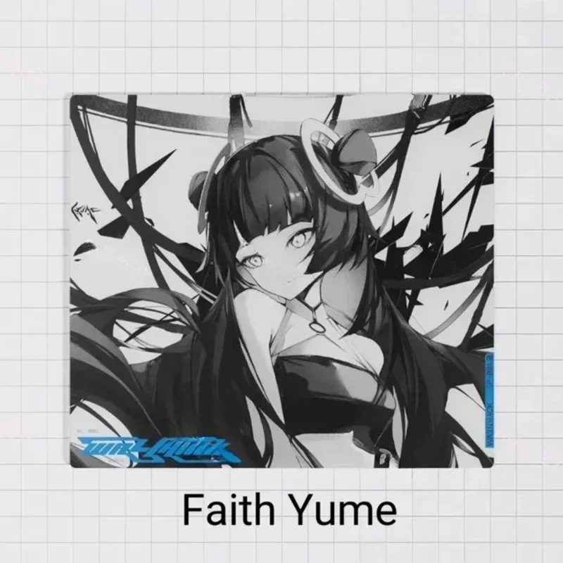Wallhack Glass Gaming Mouse Pad Frenzy Sora Upgrade Faith Yume Coating Glass Smooth Fps Desk Mat Custom Office Gamer Accessories