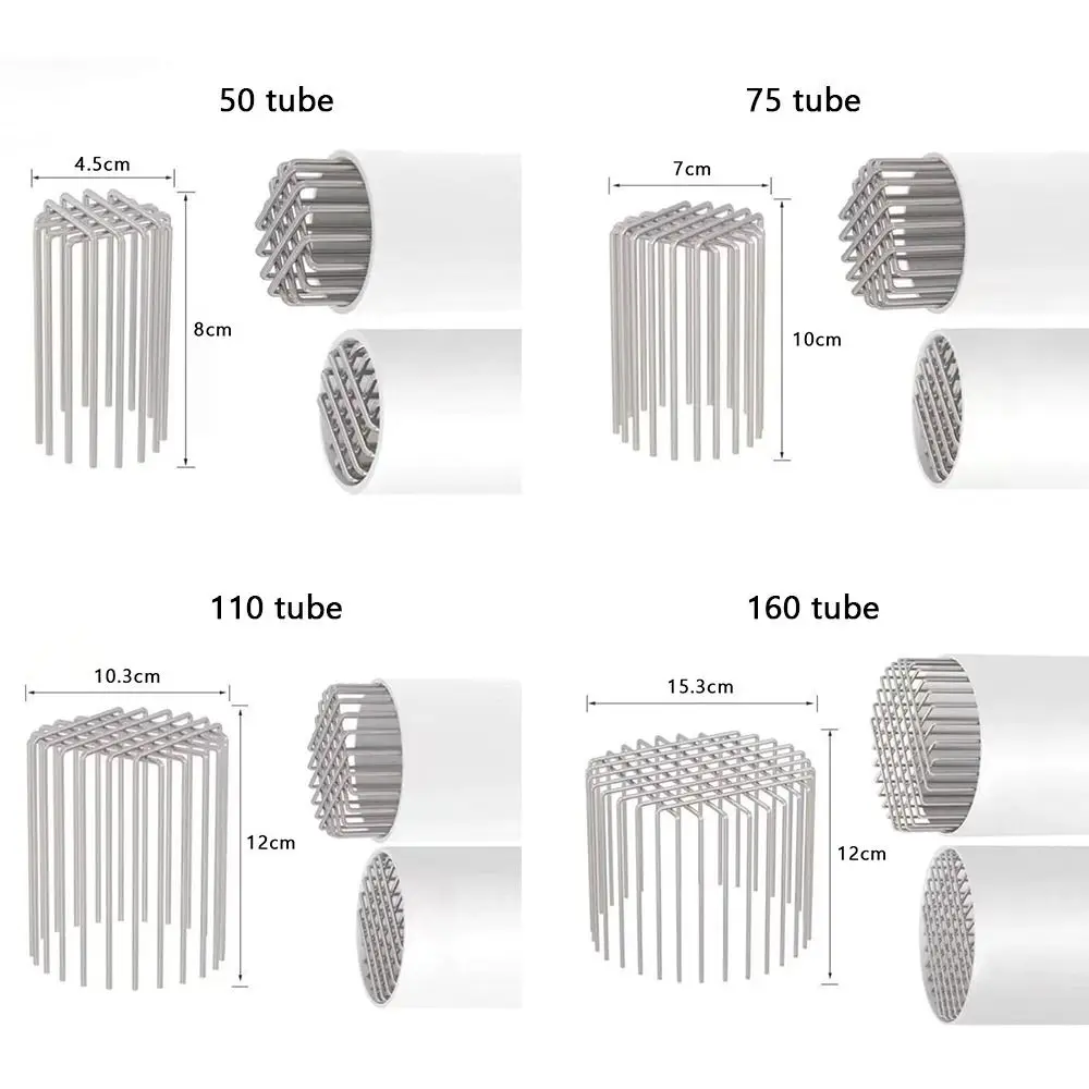 NEW Stainless Steel Roof Floor Drain Balcony Drainage Ditch Anti-Blocking Mesh Cover Garden Outdoor Rooftop Gutter Guard St