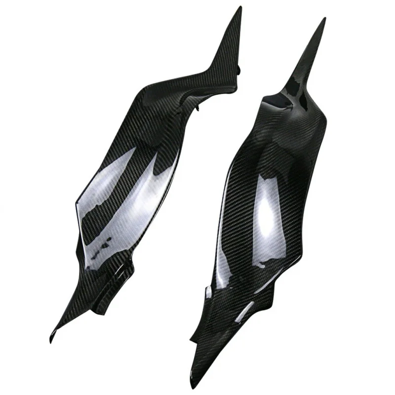 

Подходит для Kawasaki ZX6R 636, аксессуары для модификации корпуса мотоцикла, боковая панель бака из углеродного волокна, 2019