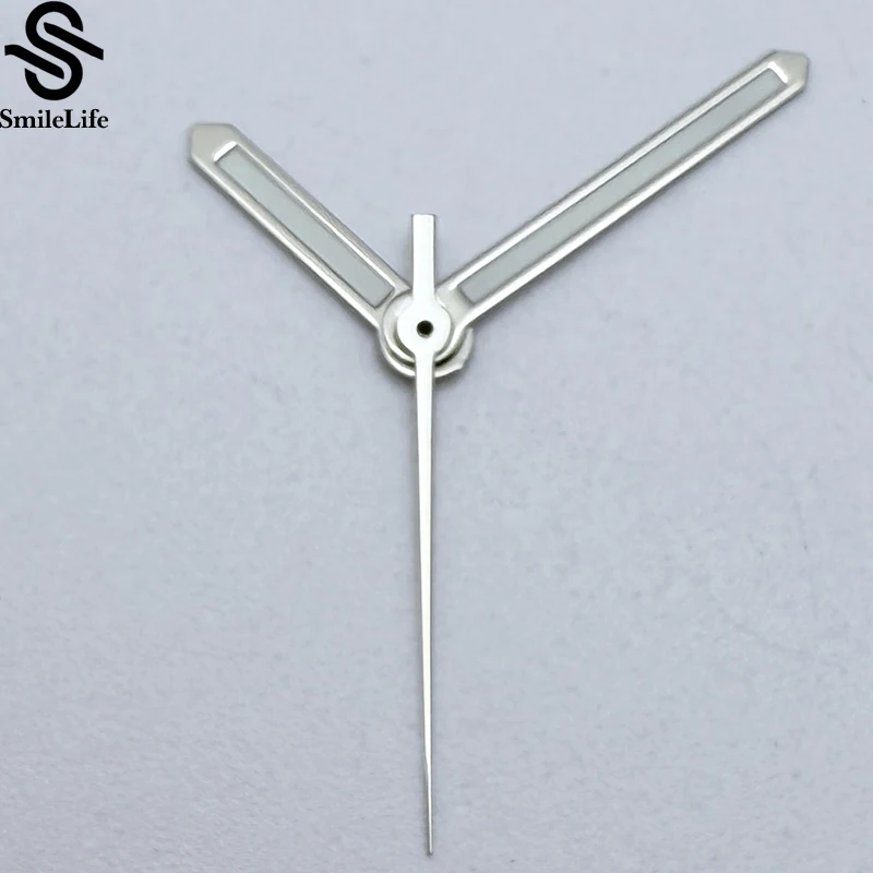 SmileLife NH35 Silver Polished Hands Green Luminous for Japan NH35/NH36/4R/7S Automatic Movement Mechanical Watch Accessories