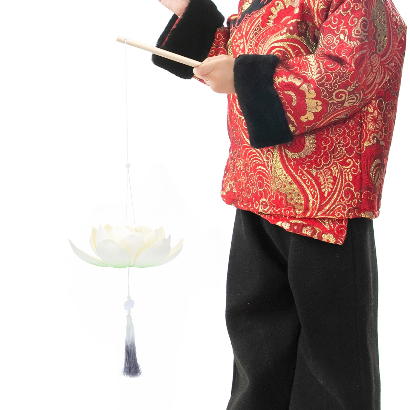 

Hand-Held LED Lotus Lamp Premium Sturdy Lightweight Chinese Style Festival Lamp for Hanfu Show Performance Photo Shoot Garden