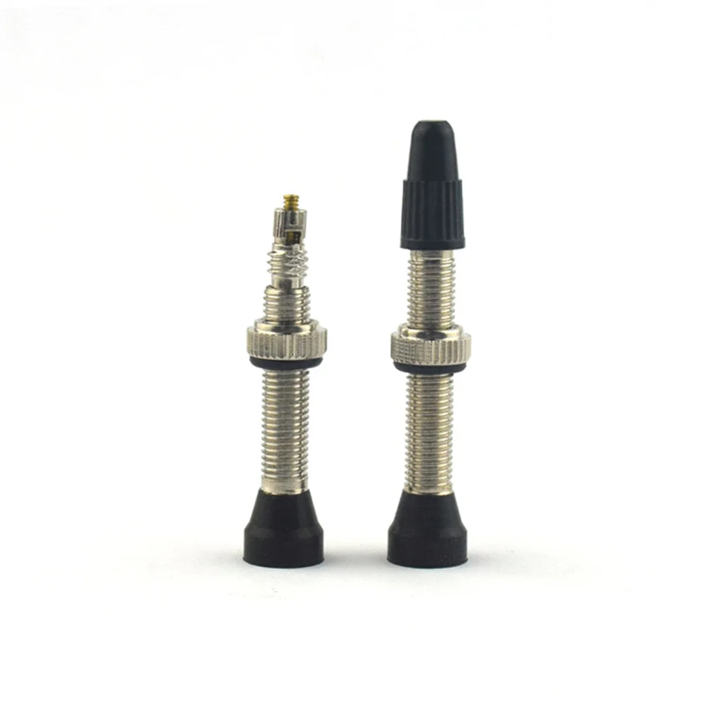 Tire Valve 34/40/44/50/55/60/80mm MTB Road Bike Vacuum French Valve F/V Nipple Copper Valve Core Cycling Accessorie