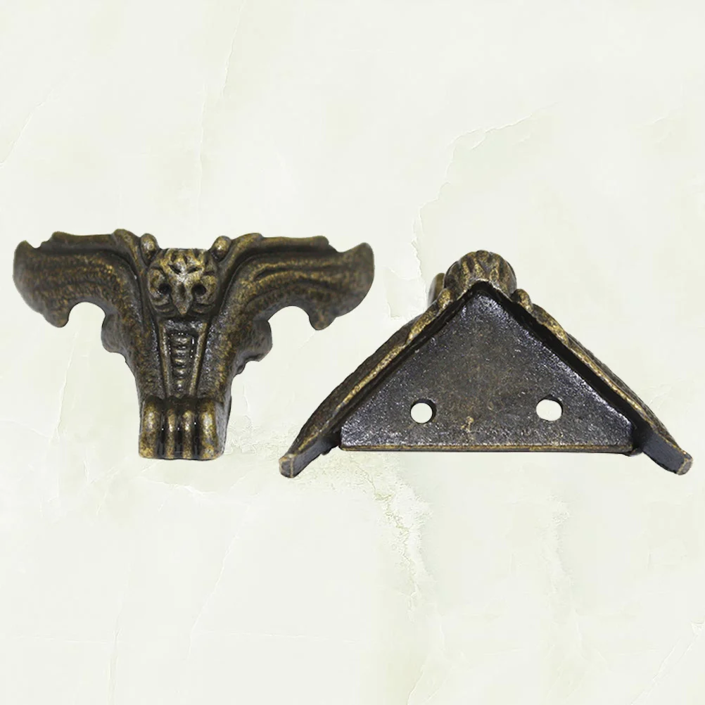 

8Pcs 25x33mm Zinc Alloy Furniture Feet Bronze Color Elevate Protect and Decorate Your Furniture Sofa Support Legs