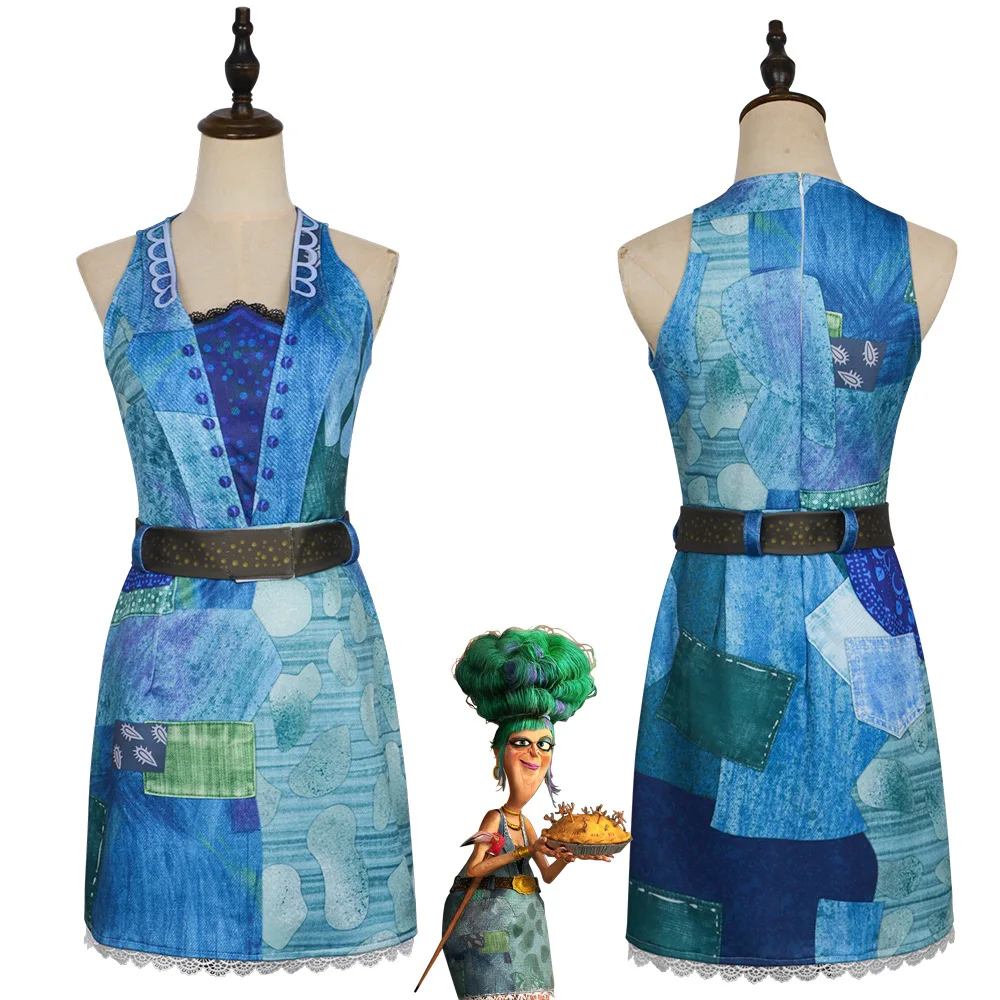 

Костюм для косплея «Кино Twits», жилет без рукавов, платье, костюм на Хэллоуин, маскарад, карнавальная вечеринка, наряды для взрослых женщин