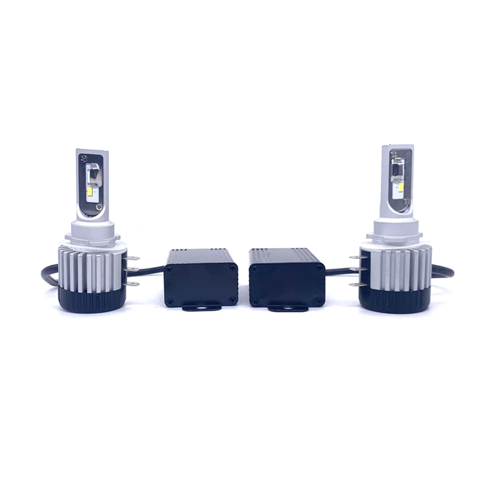 Strengthen dual canbus system car light led headlight H15  high beam and DRL