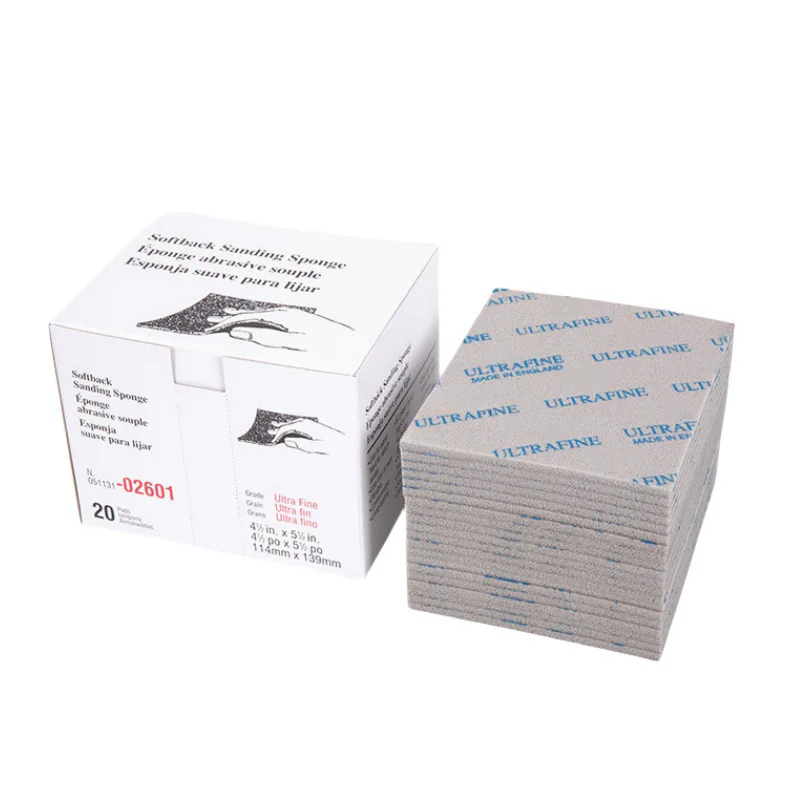 5pcs Wet Dry Softback Sanding Sponge 4-1/2\
