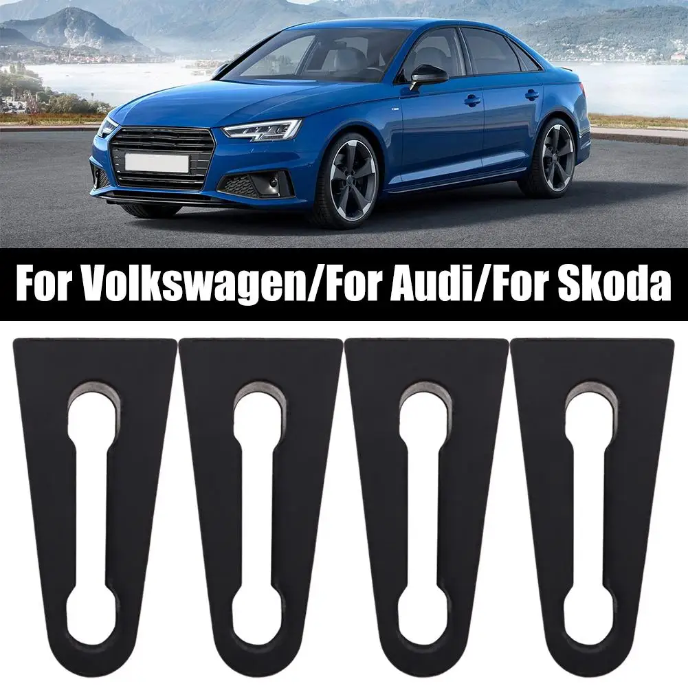 4pcs Car Door Lock Buffer Door Seal Silencer Auto Door Shock Absorber Adaptor Door Hardware For Volkswagen/Audi/Skoda